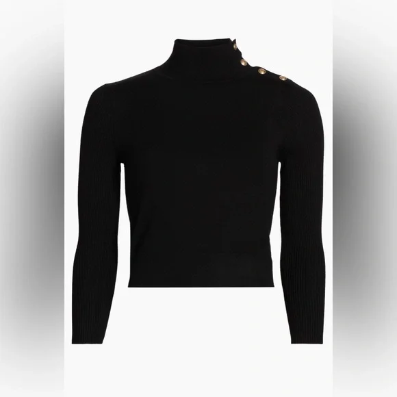 L'AGENCE Kamdyn Mock Turtleneck Top